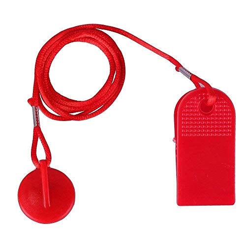 Treadmill Safety Key, Universal Treadmill Magnet Security Lock Round Switch Lock Fitness for Most Treadmill