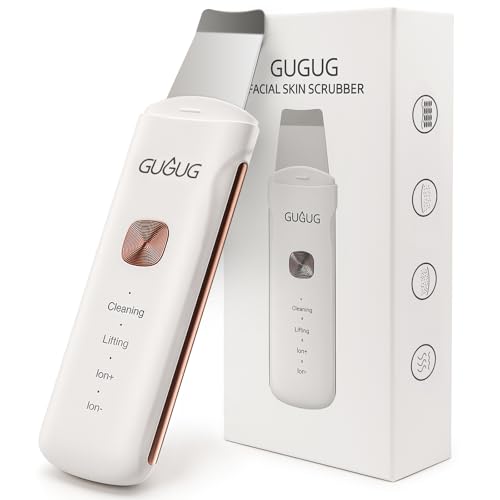 GUGUG Waterproof Skin Scrubber 4-in-1 Facial Spatula Pore Cleaner for Face
