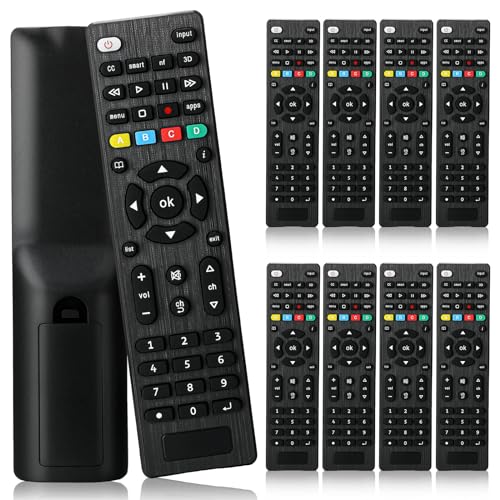 Saysurey 10 Pack Universal TV Remote Replacement Compatible with All Smart TV LED LCD HDTV 3D Series for Motel Hotel Nursing Home (Regular)