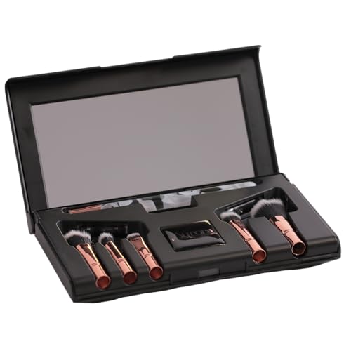 AURORA SWITCHPRO UV Makeup Brush Sanitizer Case – Self-Sanitizing Brush Organizer & Travel Holder, Portable Cosmetic Storage with UV Light Cleaning System