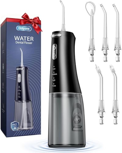 Onlyone Water Flosser with Adjustable Water Pressure for Daily Oral Care