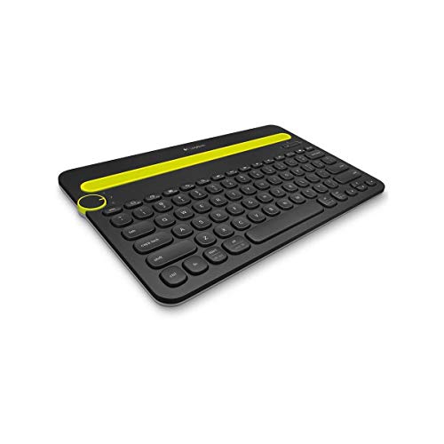 Logitech K480 Wireless Multi-Device Keyboard for Windows, macOS, iPadOS, Android or Chrome OS, Bluetooth, Compact, Compatible with PC, Mac, Laptop, Smartphone, Tablet - Black