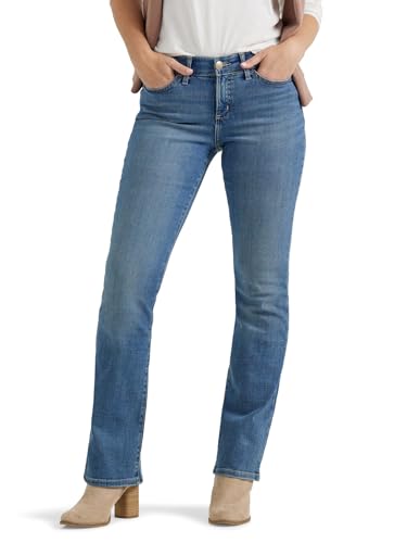 Lee Women's Ultra Lux Comfort with Flex Motion Bootcut Jean Majestic 12 Short