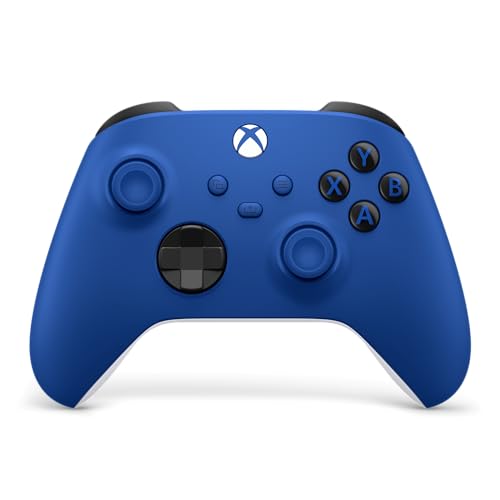 XBOX Wireless Gaming Controller | Shock Blue | Console, PC, & Cloud Devices | Textured Grip | Wireless, Bluetooth, USB-C Connectivity