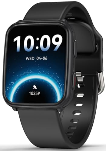 MorePro Fitness Tracker mit 24/7 Herzfrequenz- & Blutdruckmonitor, Blutoxygen- & Schlaftracker, Smart Watch mit Schritt- und Kalorienzähler, IP68 wasserdichter Aktivitätstracker für Frauen Männer Android iOS
