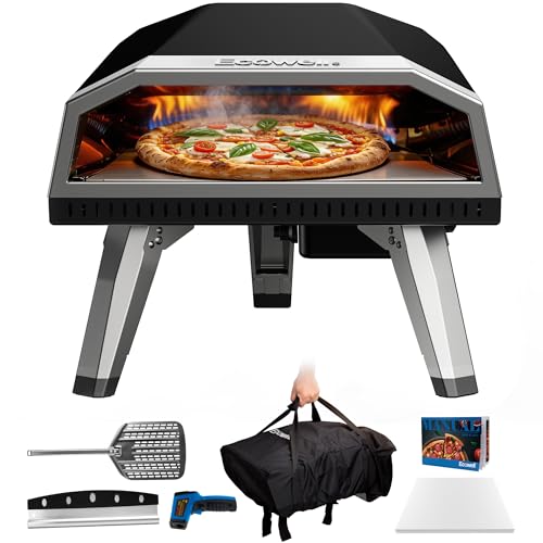ECOWELL 12 inch Gas Pizza Oven Outdoor Propane