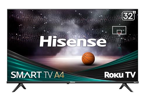 Hisense 32-Inch Class A4 Series HD 720p Smart Roku TV (32A4HNR)
