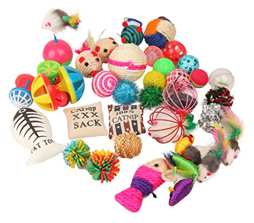 Fashion's Talk Cat Toys Variety Pack für Kitty 20 Pieces