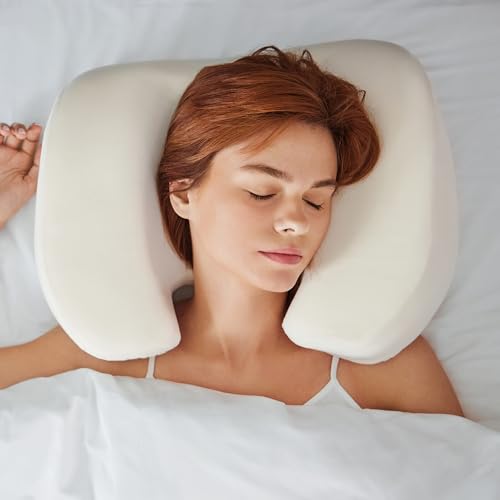 NextSleep, The Best Back Sleeper Pillow, Comfortabel op je rug slapen, rimpelpreventie, gepatenteerde nekondersteuning in aanvraag, satijnen hoes inbegrepen, 100 nachten slaaptrial, CertiPUR-US