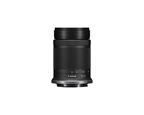 Canon RF-S55-210mm F5-7.1 is STM Telephoto Zoom Lens for Canon APS-C Mirrorless RF Mount Cameras, Compact, Lightweight, Optical Image Stabilization, Landscape, Portrait, & Travel Photos/Videos, Black
