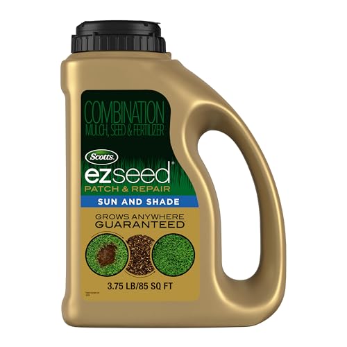 Scotts EZ Seed Patch & Repair for Sun and Shade - Kombination aus Mulch, Sun and Shade Grass Seed & Fertilizer für kahle Stellen und Rasenreparatur, deckt bis zu 85 sq. ft. ab, 3.75 lb.