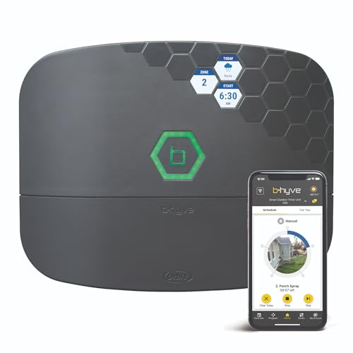 Orbit B-hyve XR Smart Sprinkler Timer - 16-Zone - WiFi-Enabled Indoor/Outdoor Irrigation Controller - App Control - Weatherproof Watering System - Multi Zone - Custom Programs - 57995
