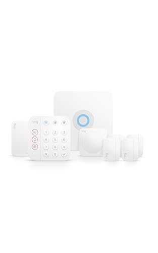Ring Alarm 8-Piece Kit (newest model), Home or business security system with optional 24/7 professional monitoring