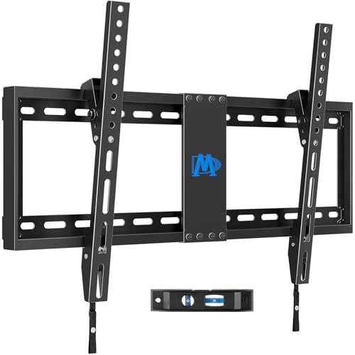 Mounting Dream TV Wall Mount for Most 37-90 Inch TVs, Universal Tilt TV Mount Fit 16", 18", 24" Stud with Loading Capacity 132lbs, Max Vesa 600 x 400mm, Low Profile Flat Wall Mount TV Bracket
