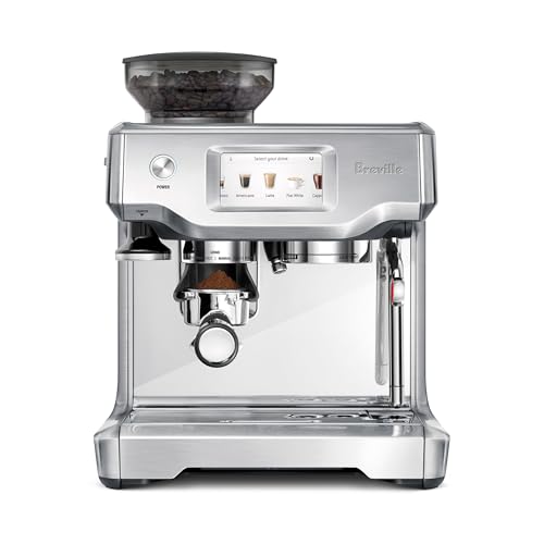 Breville Barista Touch BES880BSS front view on a kitchen counter