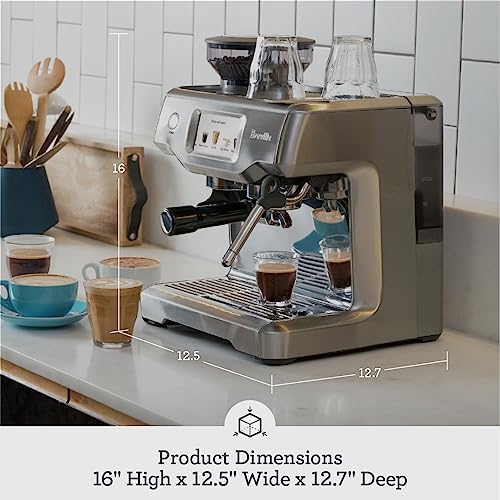 Close-up of Breville Barista Touch BES880BSS display panel