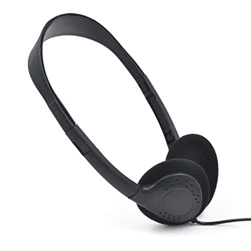 LUYANhapy9 Gaming Wired Headset Headphone, Business Wired headsets Universal 3.5mm Plug Soft Earmuff Music HiFi Black One Size