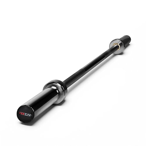 CAP 24 lb Olympic Barbell, 6ft Strength Training Weight Bar, Black