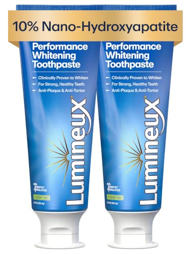 Lumineux 10% Nano Hydroxyapatite Whitening Toothpaste, 3.75 oz, 2 Pack