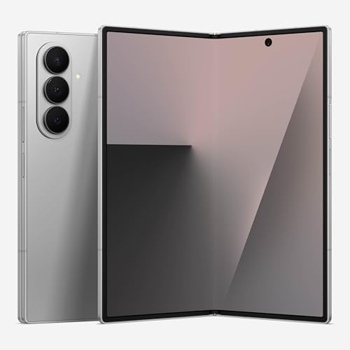 Samsung Galaxy Z Fold7 Cell Phone, 256GB AI Smartphone, Unlocked Android, AI Photo Edits, Large Screen, Long Battery Life, 2025, US 1 Yr Manufacturer Warranty, Silver Shadow
