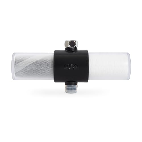 Weddell Duo Shower Filter – NSF Certified Shower Filter for Chlorine Reduction, Lead-Free, Easy Installation, Award-Winning Filter for Healthier Hair & Skin (Black)