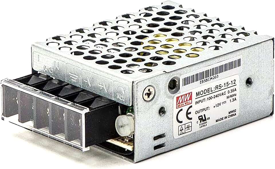 RS-15-12 15.6W 12V 1.3A Compact Switching Power Supply