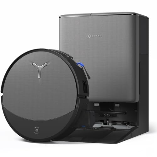 ECOVACS DEEBOT T90 PRO OMNI with self-cleaning OZMO roller on a hardwood floor
