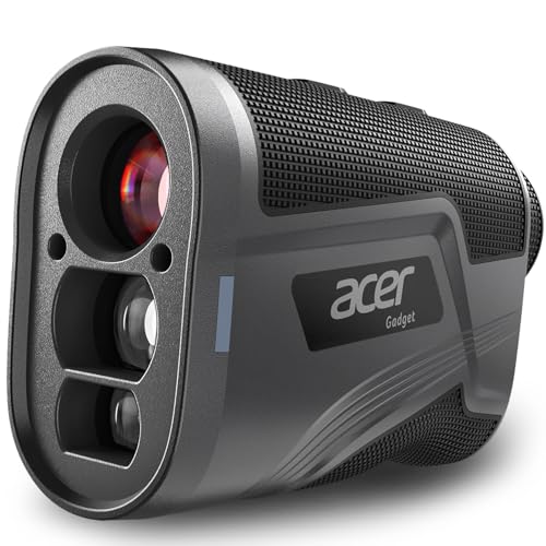 Acer Golf Rangefinder with Slope - 800Yards Range Finder for Hunting, 6X Magnification with Flag Pole Locking Vibration, Rechargeable Battery with Magnet Stripe Golf Accessories for Men, Gifts