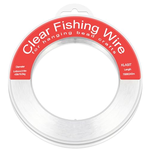 KLASIT Fishing Line 788FT,Invisible Monofilament Fishing Wire