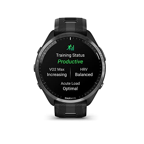 Garmin Forerunner 965 unboxed with its charging cable and bands