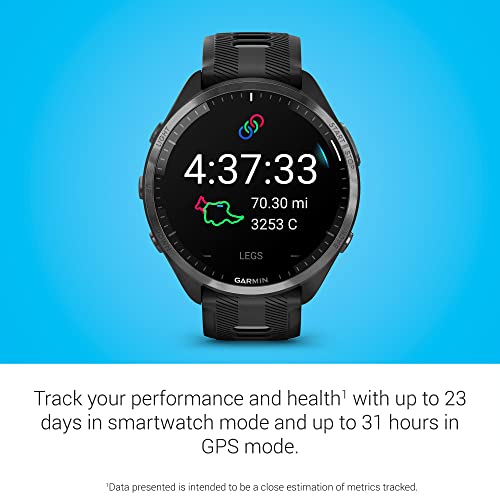 Garmin Forerunner 965 displaying training readiness and morning report screens