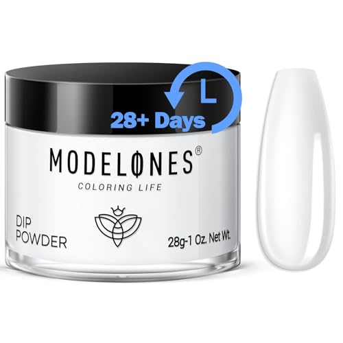 modelones Clear Dip Powder, 1 Oz No Lamp Needed Long Lasting Nail