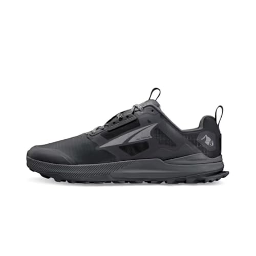 ALTRA Men's Lone Peak 8 Trail Running Shoe, Black/Gray, 10.5
