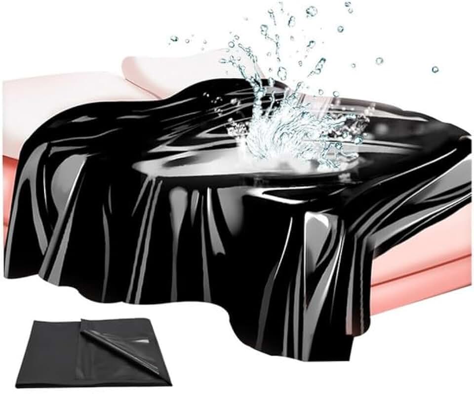 1 Comfortable Black PVC Plastic Mattress
