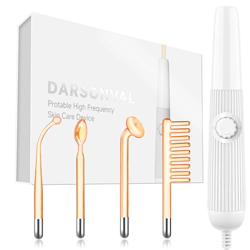 High Frequency Facial Device DARSONVAL High Frequency Facial Wand Micro-Care Skin Care