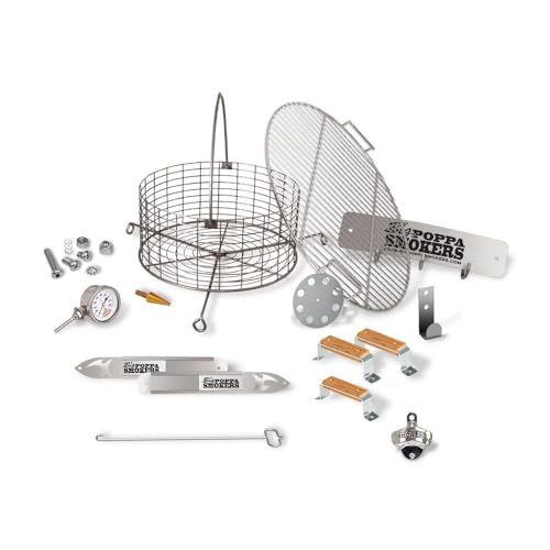 Big Poppa’s DIY Drum Smoker Kit – BBQ Smoker System for 55 Gallon Drums