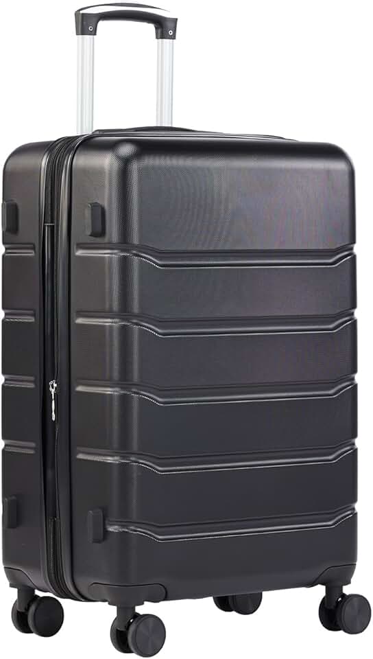 Sweetcrispy Carry on Luggage, Hard Shell ABS Suitcase