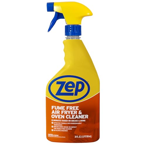 Zep Fume Free Air Fryer & Oven Cleaner, R49312-24 fl oz, Professional Strength Grease Remover, Biodegradable Formula