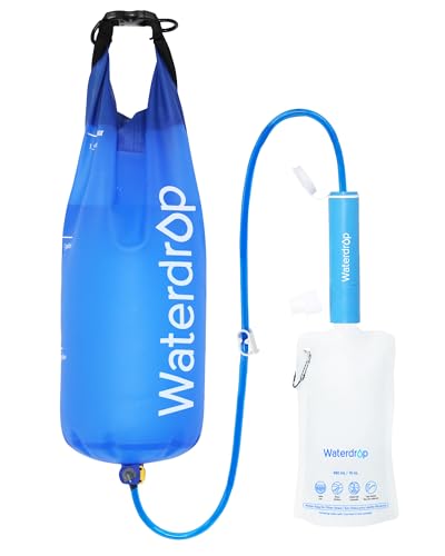 Waterdrop Gravity Water Filter Straw, Camping Water Filter, 0.1 Micron