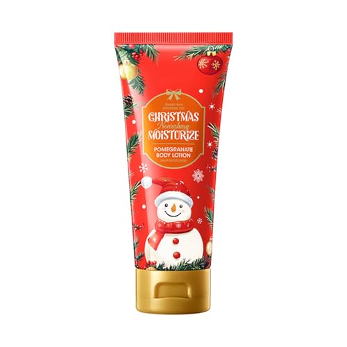 Miaeowve Christmas Body Lotion Pomegranate Shea Butter Coconut Cream Nourishing Moisturizer Red Pomegranate One Size
