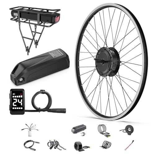 BAFANG G020 48V 500W Front Hub Motor Electric Bike Conversion Kit for 700C Wheel Drive Engine with LCD Display &Optional Ebike Battery