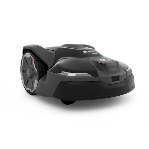 Husqvarna Automower 420iQ Robotic Mower, 1 Acre Mowing Capacity, Wire Free Robot Lawn Mower with Charging Station, RS1 EPOS Reference Station and Replacement Blades