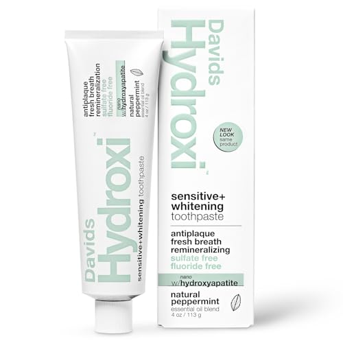 Davids Nano Hydroxyapatite Toothpaste Sensitive + Whitening Peppermint 4oz