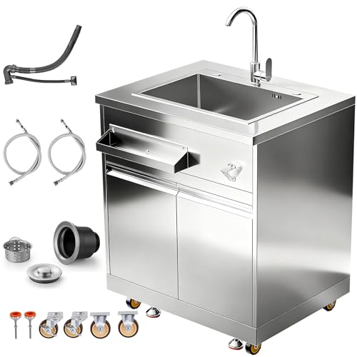BODEGA outdoor kitchen with sink cabinet