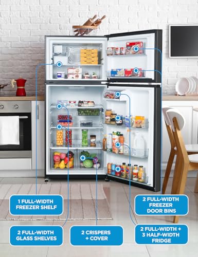 Frost-free freezer with ice maker in the Commercial Cool fridge