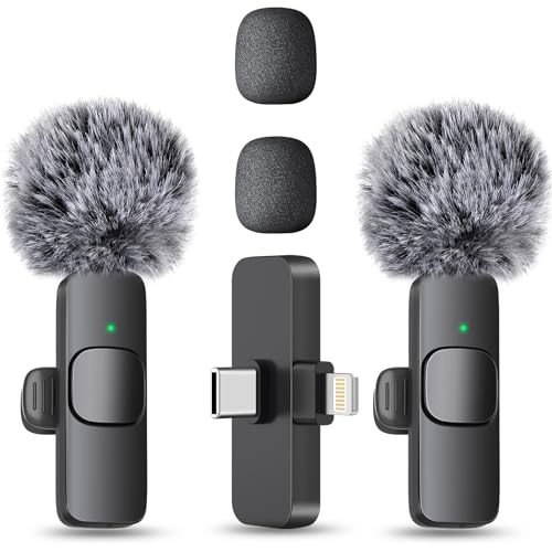 MAYBESTA Wireless Mini Microphone for iPhone, Android Phone