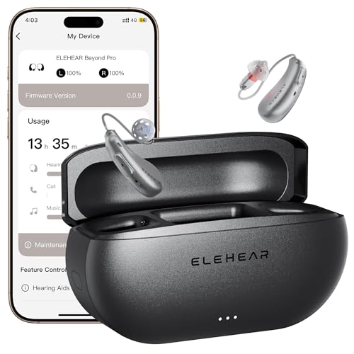 ELEHEAR-Beyond Pro Bluetooth Hearing Aids for Seniors, 30% Clearer Speech