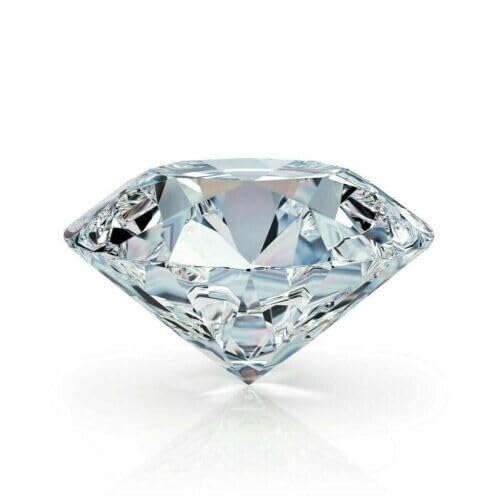 Natural Lab Grown Diamond – Certified Round Cut, D Grade, VVS1 Clarity – Loose Gemstone Ideal for Crafting Necklaces, Bracelets & Fine Jewelry Making (2 Carat)