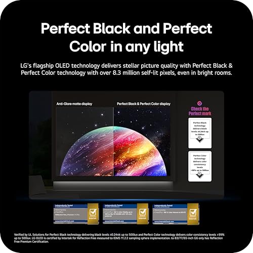 Close-up of OLED panel showing deep blacks and vibrant colors