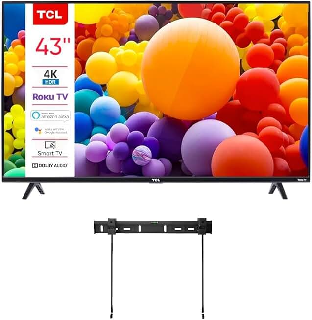 TCL 43-Inch Class 4-Series 4K Roku TV